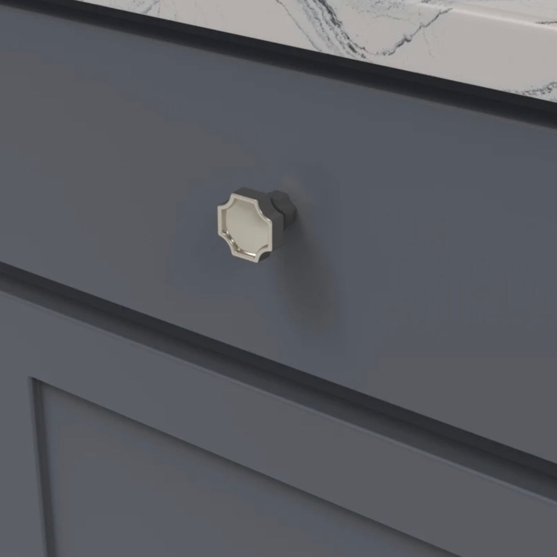 Belwith Keeler | Monarch 1-1/4" Scalloped Cabinet Drawer Knob Pol Nickel x 6