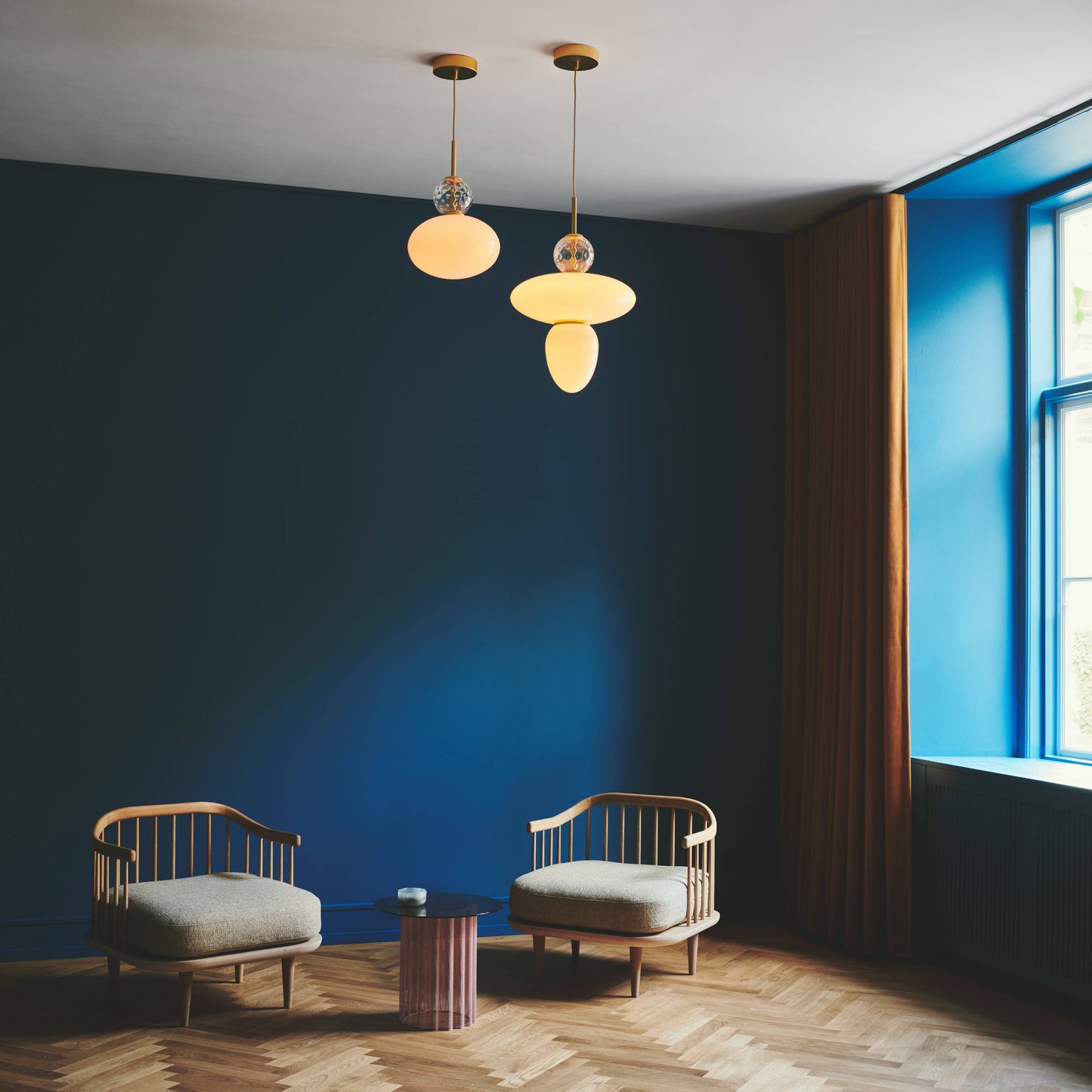 Nuura | Rizzatto 32 Pendant Light Satin Brass + Gold
