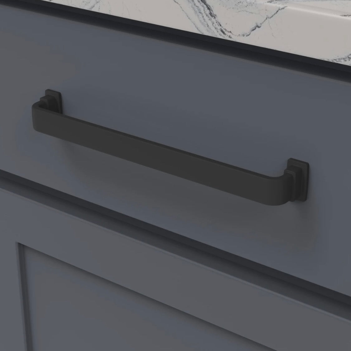 Belwith Keeler | Brighton 8-13/16" Squared Bridge Drawer Pull x 7