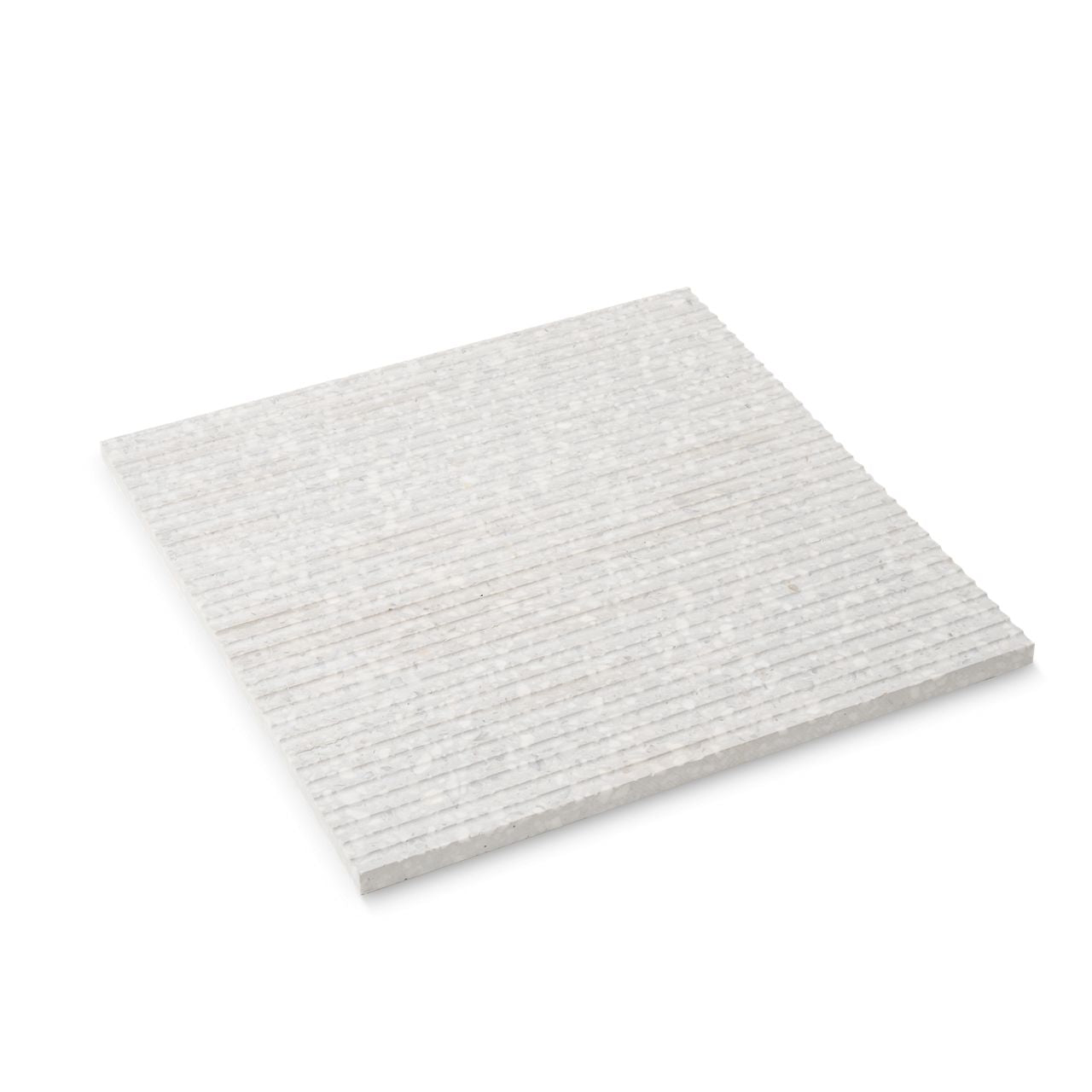 Ann Sacks | Terrazzo Form Grey Waterfall 16 x 16 Stone Tile