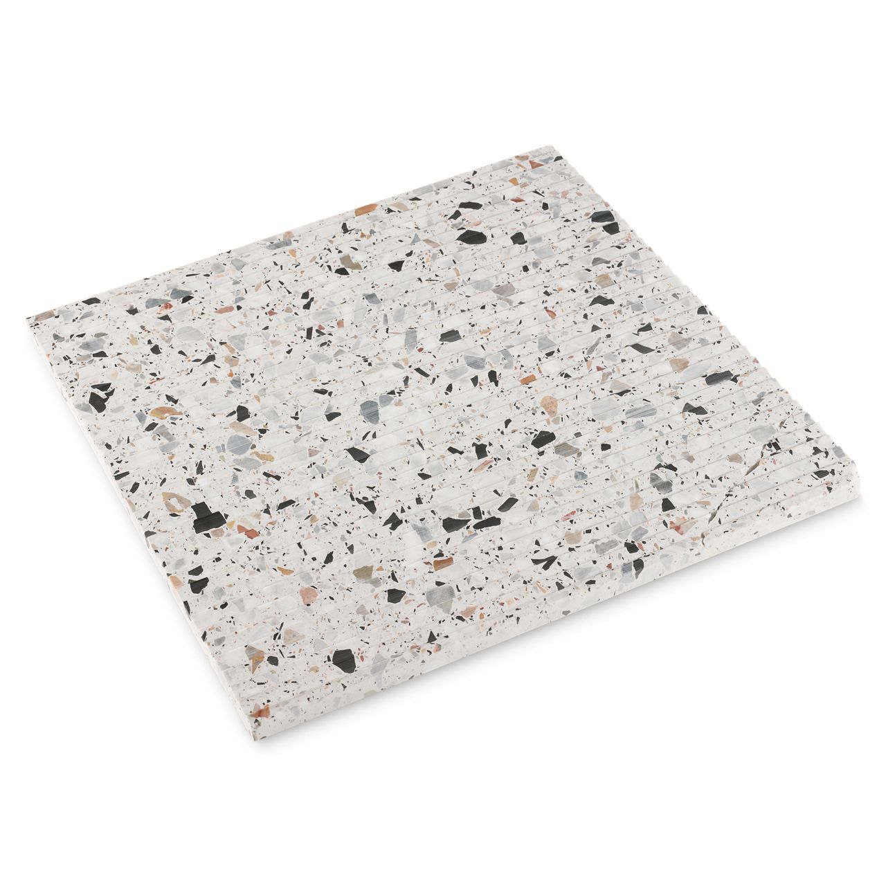 Ann Sacks | Terrazzo Form Terrazzo Form Grey Waterfall 16x16, Terrazzo Form White Waterfall 16x16, Terrazzo Form Waterfall Vicenza 16x16, Terrazzo Form Smoke Waterfall 16x16 Tile