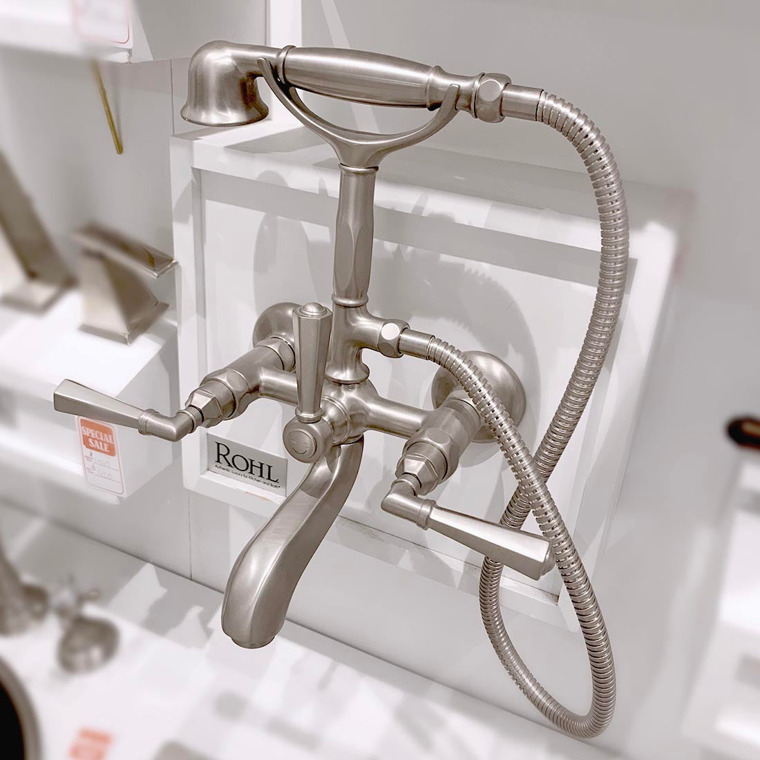 Rohl | Palladian Exposed Tub Set with Handshower