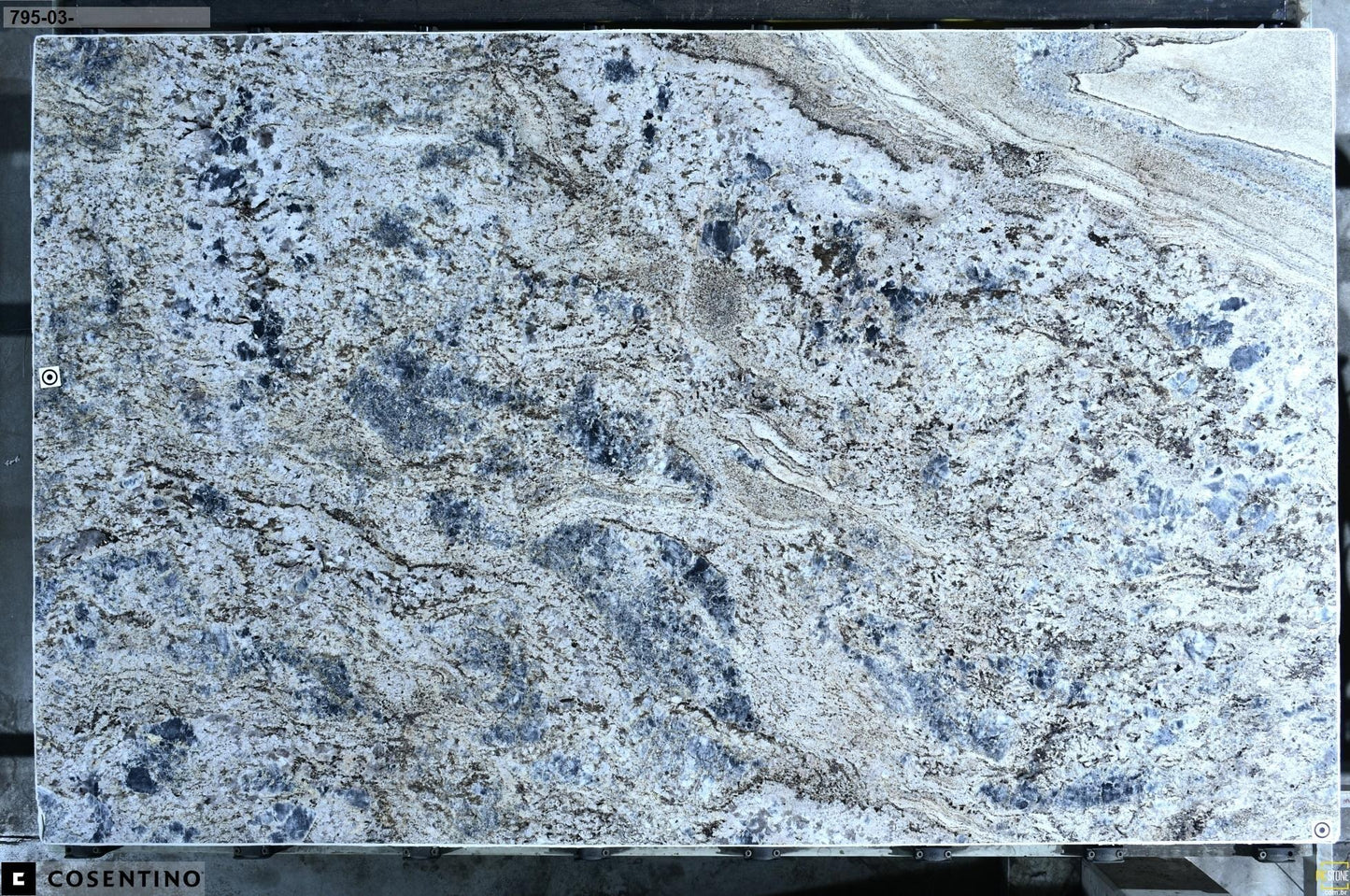 Blue Flower, Natural Stone Surface Material - Outlet stock from Cosentino.