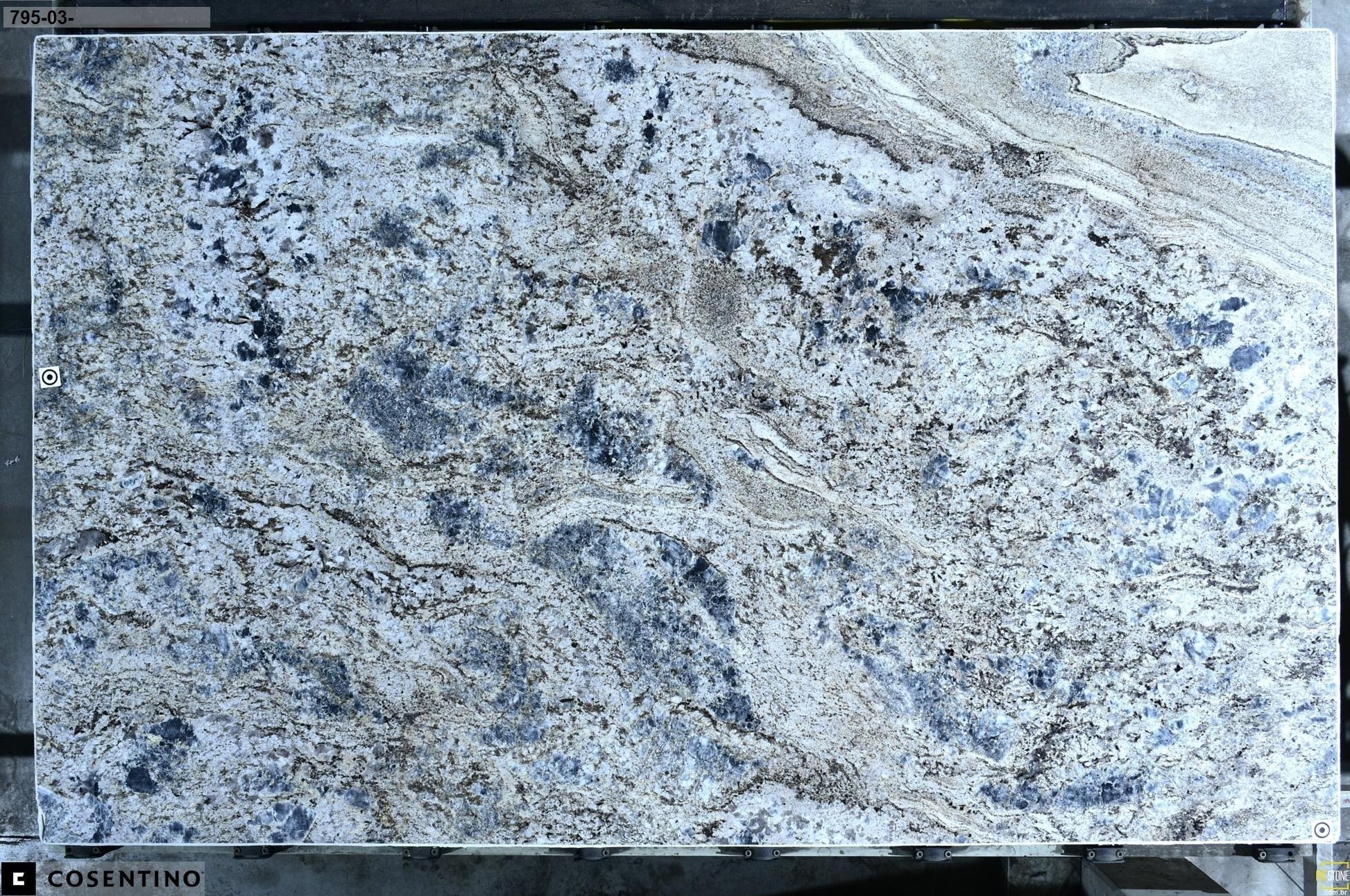 Blue Flower, Natural Stone Surface Material - Outlet stock from Cosentino.