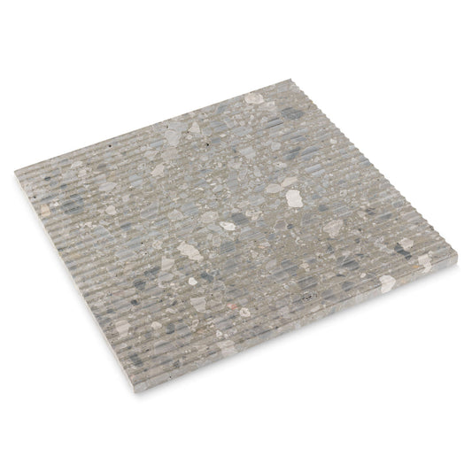 Ann Sacks | Terrazzo Form Smoke Waterfall 16 x 16 Stone Tile