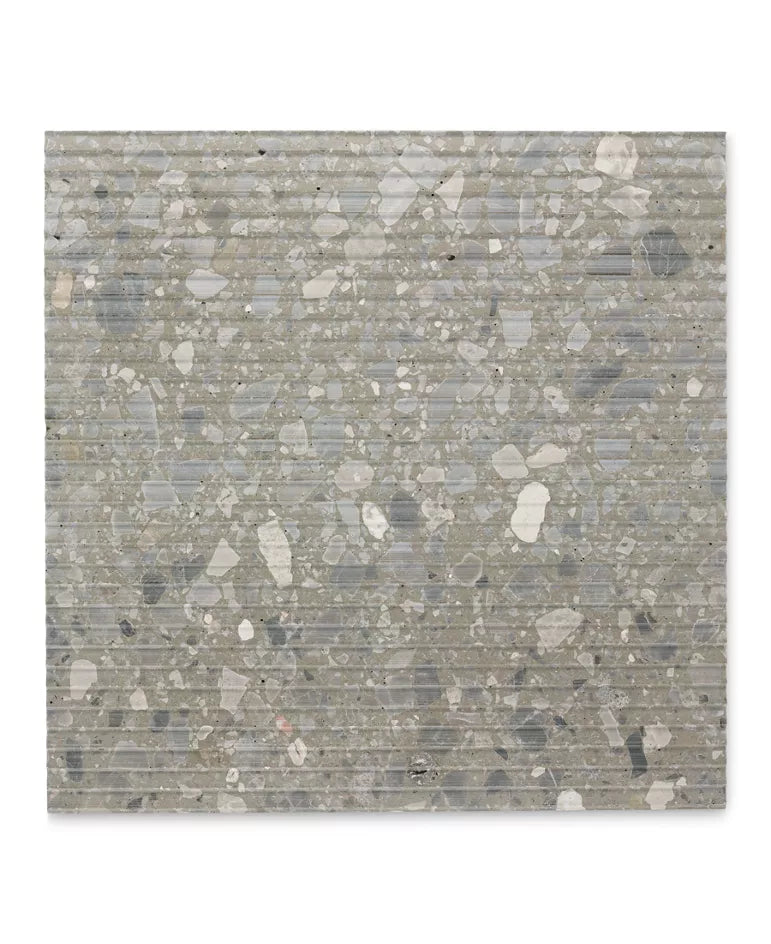 Ann Sacks | Terrazzo Form Smoke Waterfall 16 x 16 Stone Tile