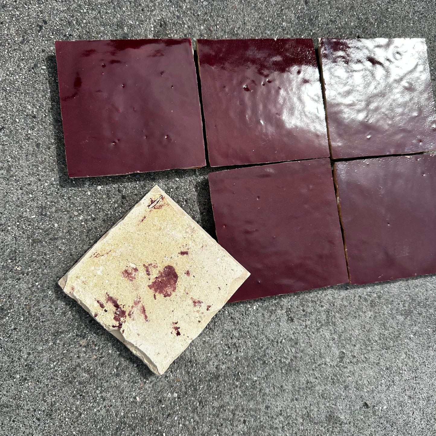 Lili Tile | Paprika Red Zellige Tile - 4x4 Square