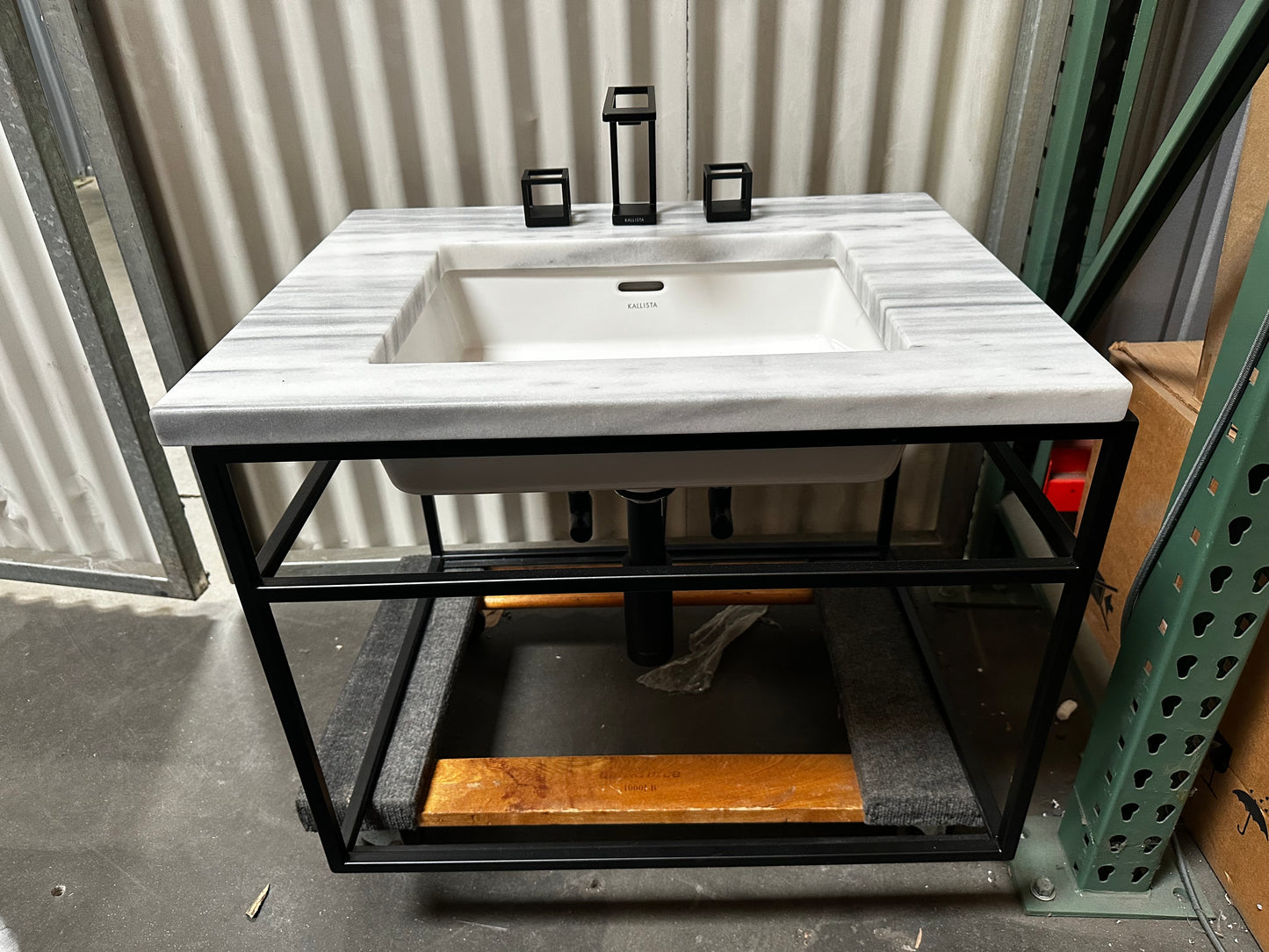 Kallista | Grid Wall-Hung Console, Table Top, Sink and Faucet
