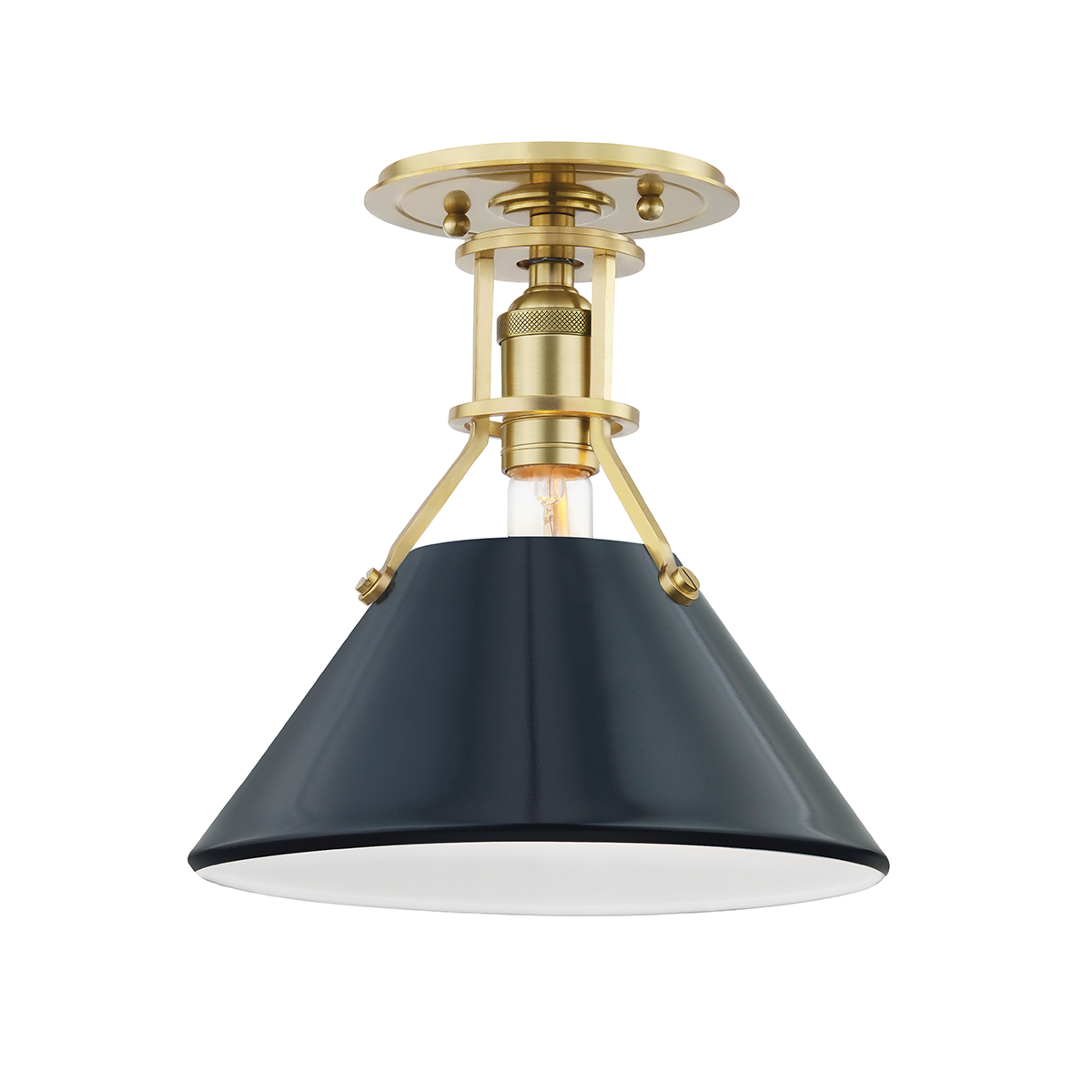 Hudson Valley | Painted No.2 Semi Flush 9.5"  Main Image