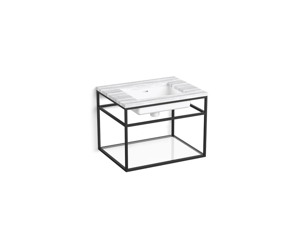 Kallista | Grid Wall-Hung Console, Table Top, Sink and Faucet