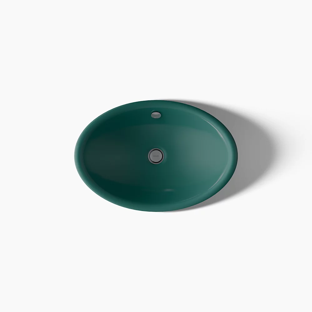 Kohler | Iron Plains Sink in Teal