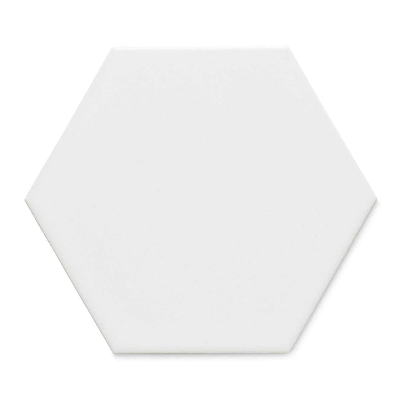 Ann Sacks | Savoy Classic Chalk Hexagon 4" Ceramic Tile