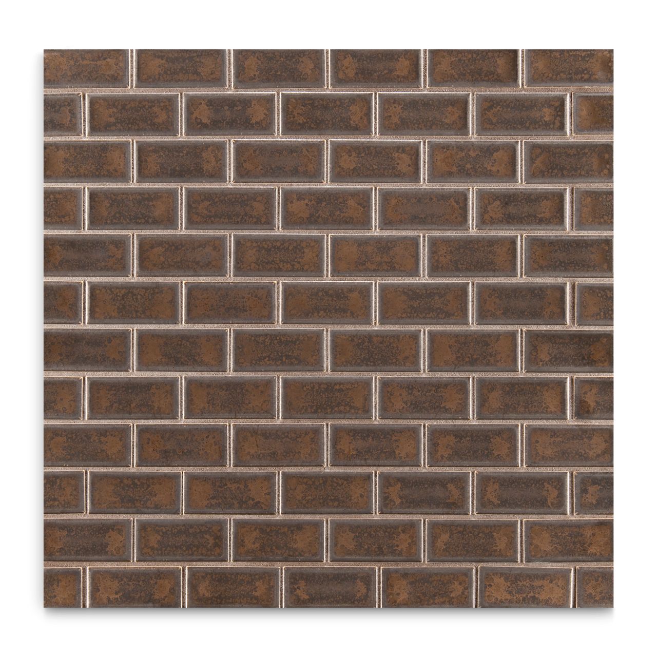 Ann Sacks | Savoy Classic Offset Mosaic Bronze Ceramic