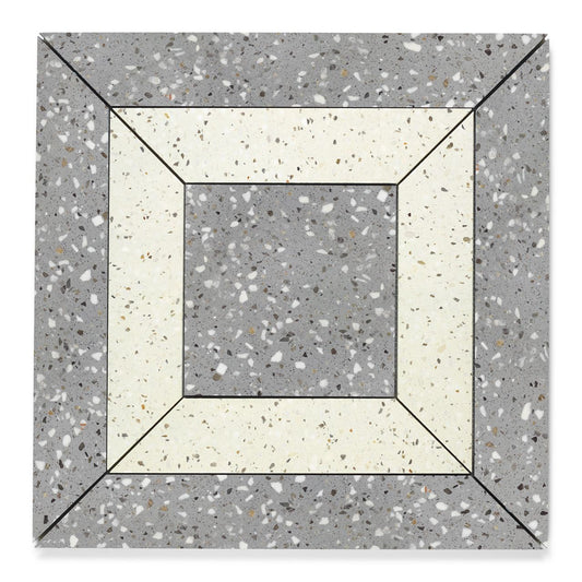 Ann Sacks | Mod Moda by Martyn Lawrence Bullard Grey-White Alexander Mosaic Tile