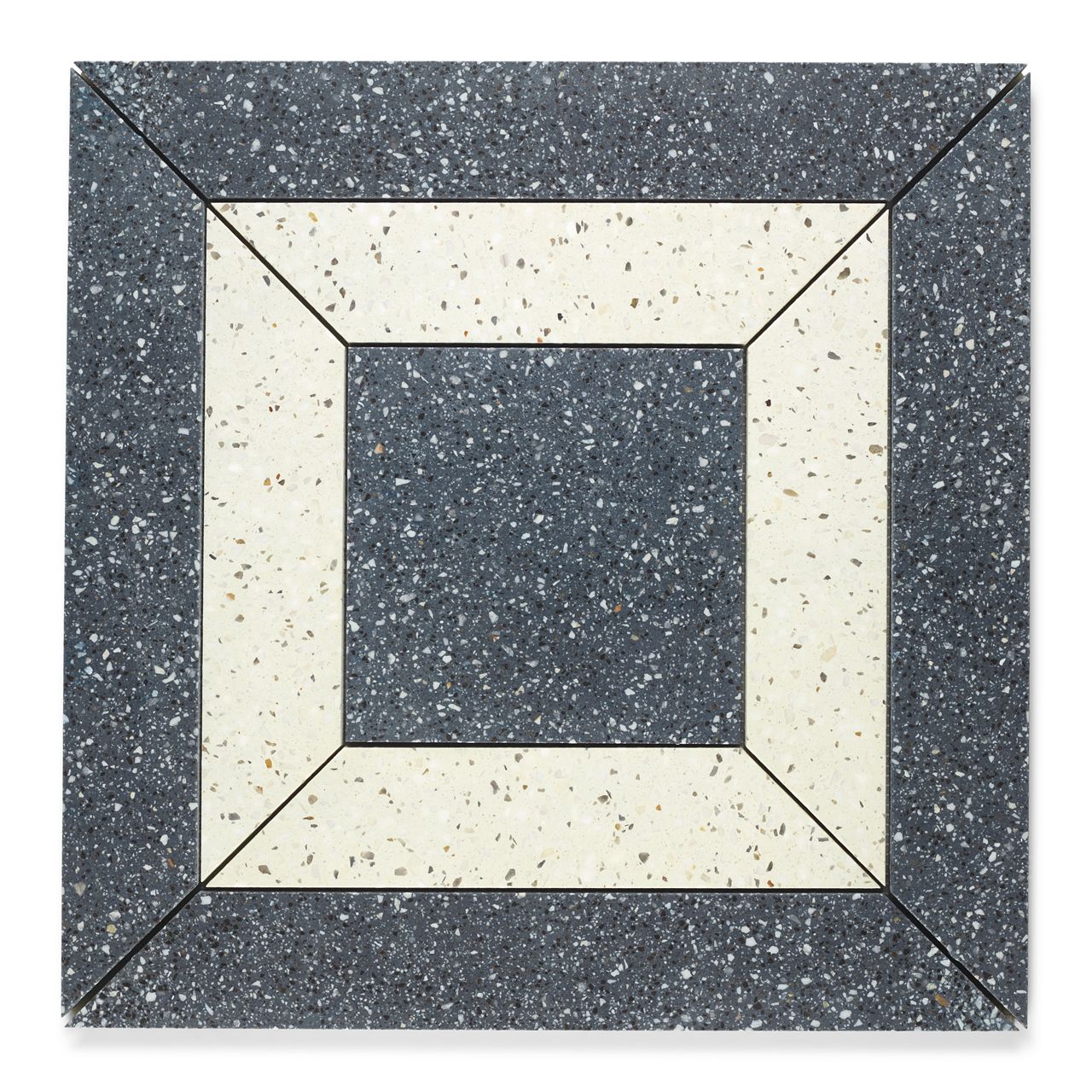 Ann Sacks | Mod Moda by Martyn Lawrence Bullard Navy-White Alexander Mosaic Tile