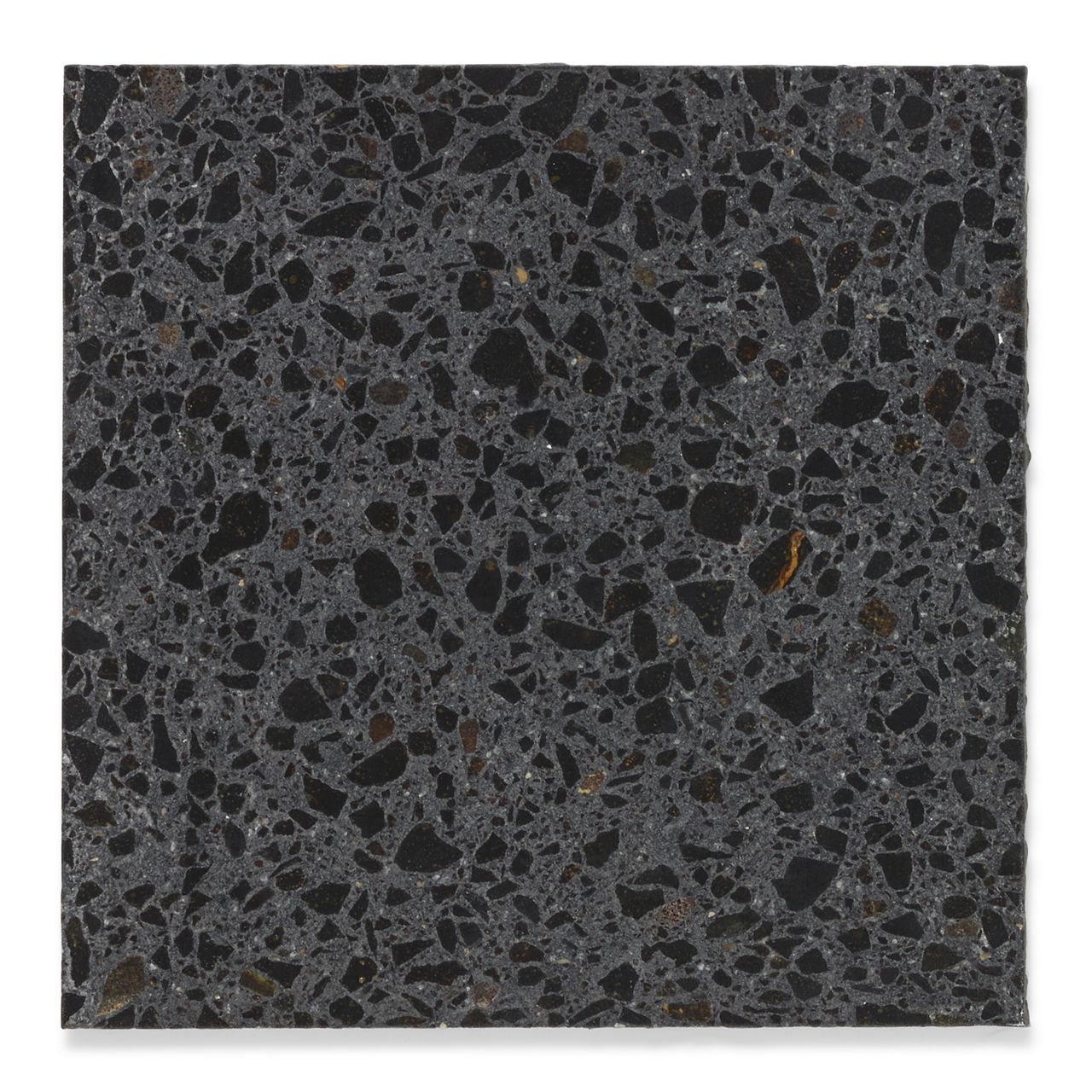 Ann Sacks | Mod Moda by Martyn Lawrence Bullard Kaufman with Black Square Mosaic Tile