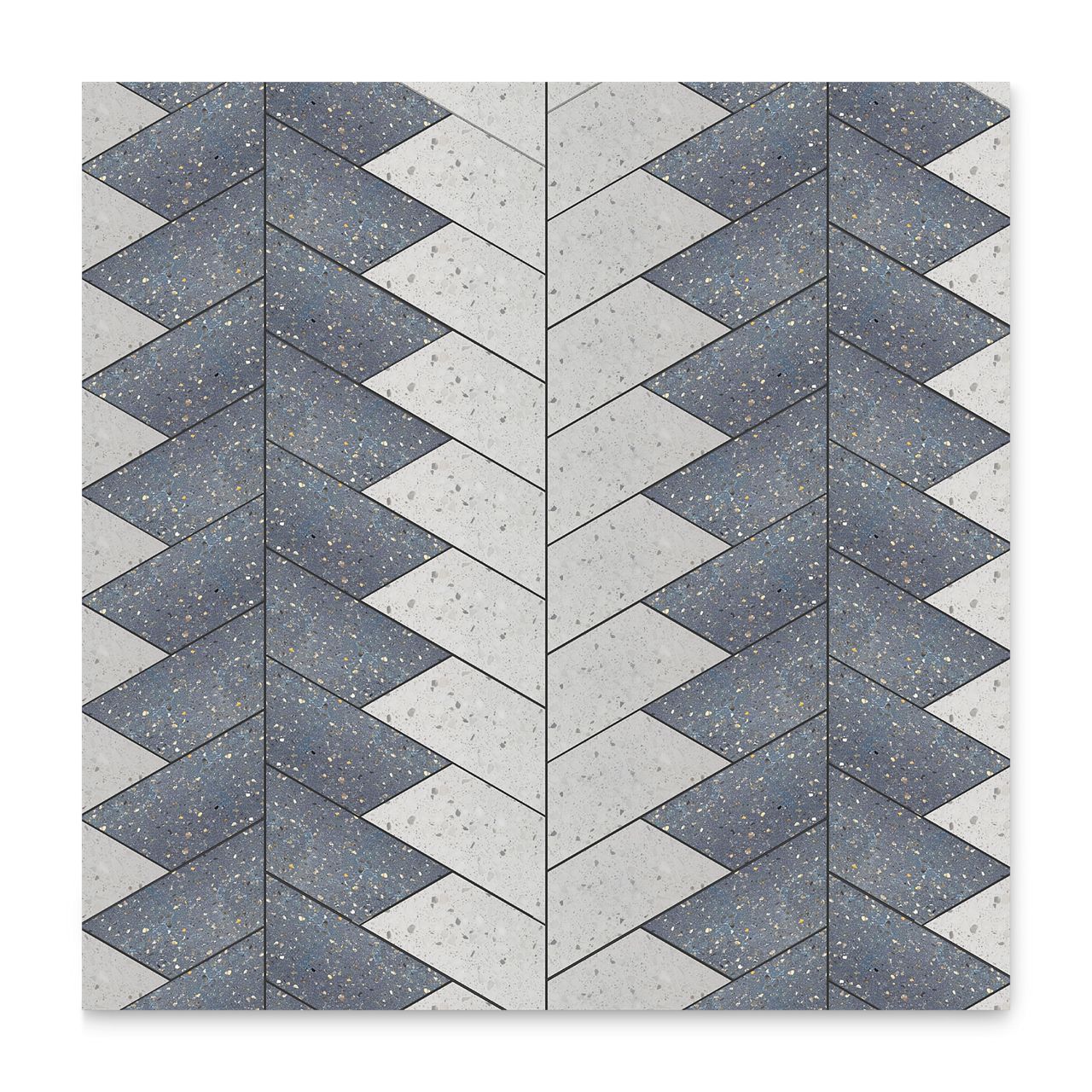 Ann Sacks | Mod Moda by Martyn Lawrence Bullard Navy Singleton Mosaic Tile