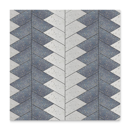 Ann Sacks | Mod Moda by Martyn Lawrence Bullard Navy Singleton Mosaic Tile