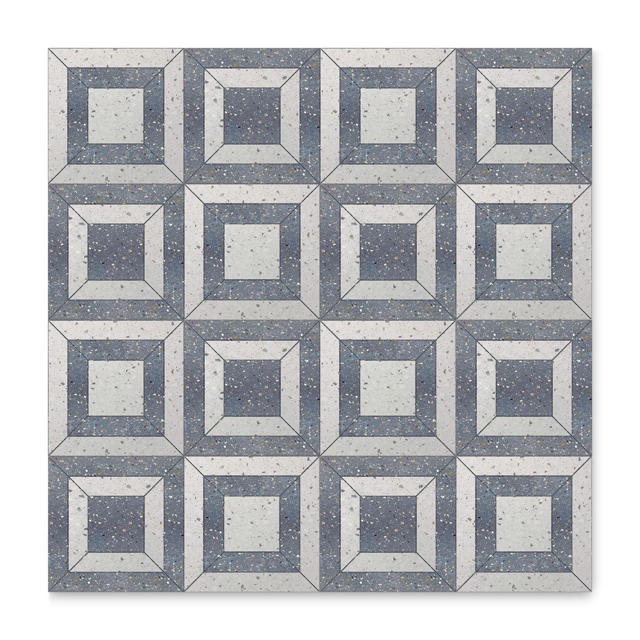 Ann Sacks | Mod Moda by Martyn Lawrence Bullard Navy-White Alexander Mosaic Tile