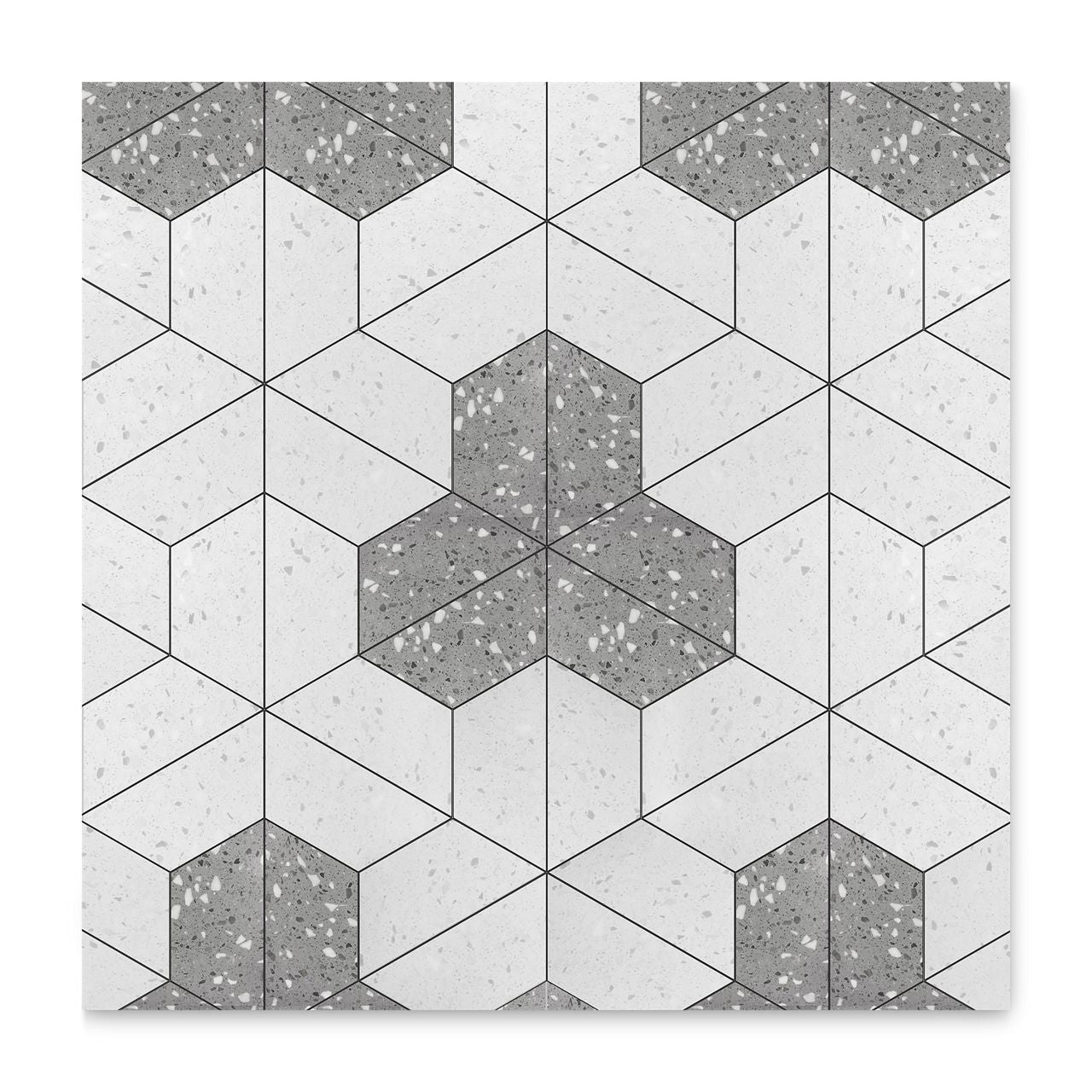 Ann Sacks | Mod Moda by Martyn Lawrence Bullard Grey Singleton Mosaic Tile