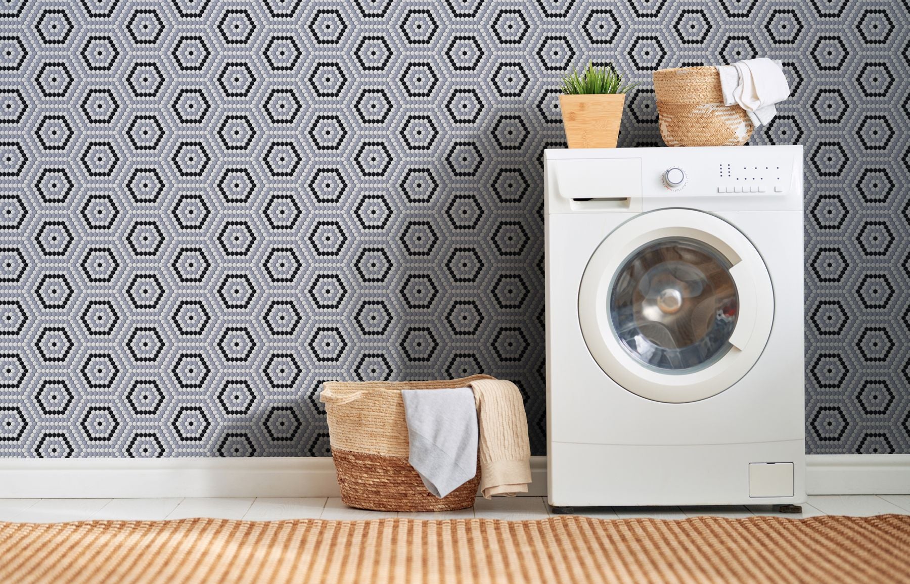 Ann Sacks | Kodra Concentric Hex Glass Tile