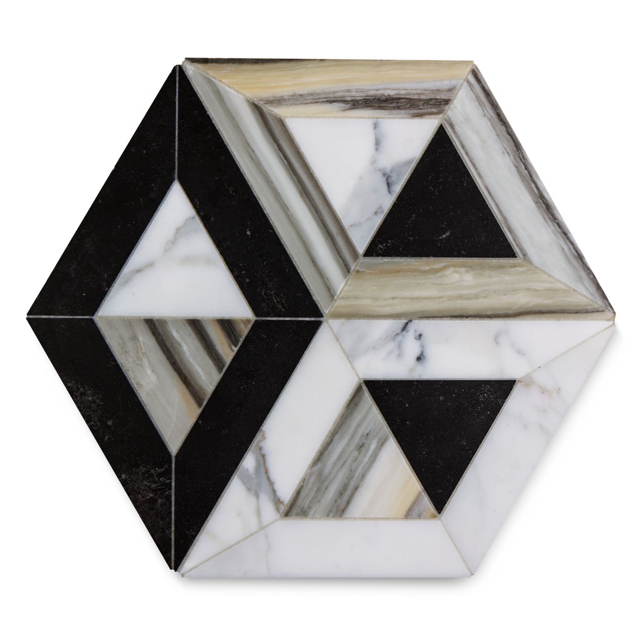 Ann Sacks | Liaison Ebony Doheny Large Mosaic Tile