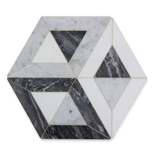 Ann Sacks | Liaison Doheny Large Stone Mosaic Tile