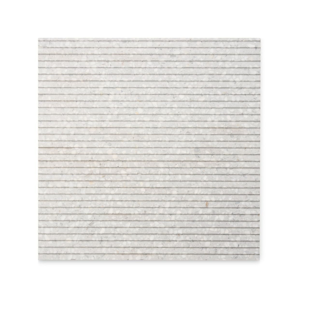 Ann Sacks | Terrazzo Form Grey Waterfall 16 x 16 Stone Tile