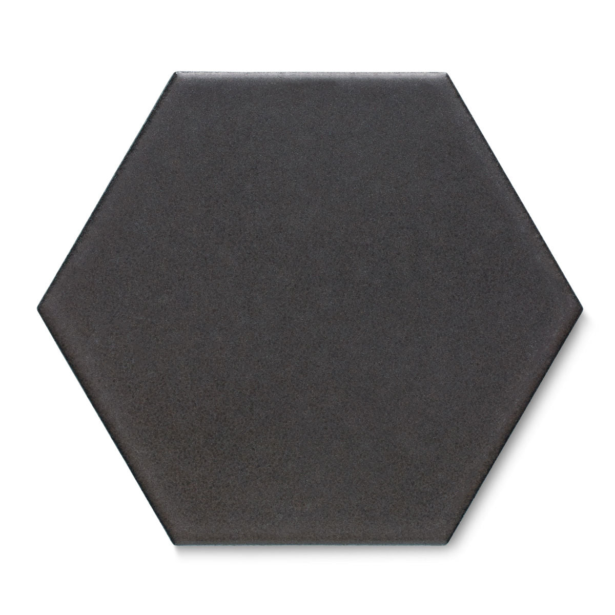 Ann Sacks | Savoy Classic 4" Hexagon Ceramic Tile Graphite