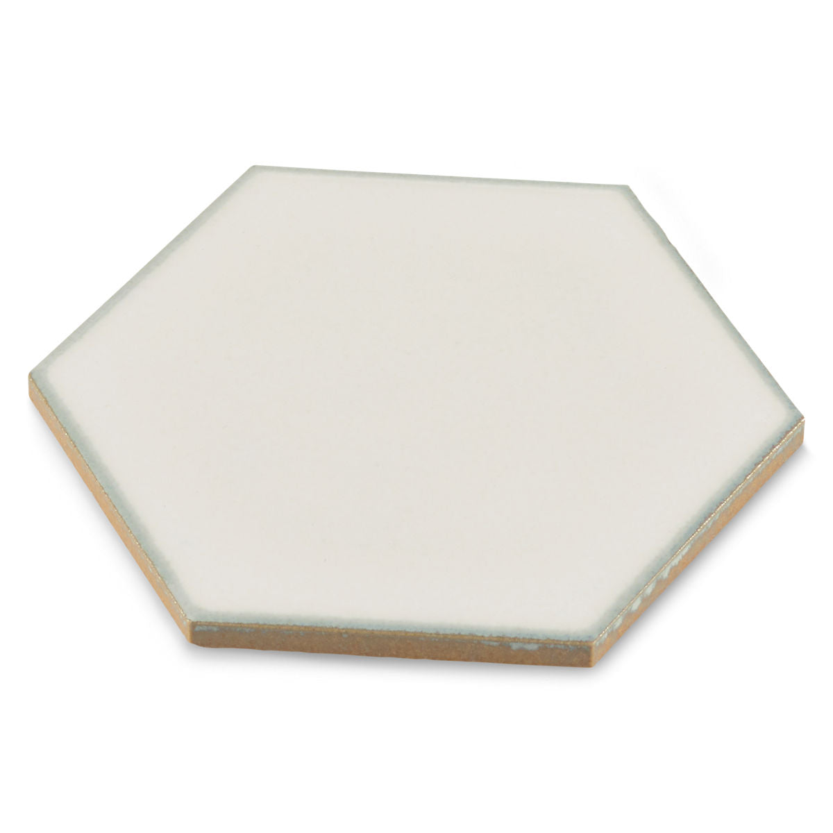 Ann Sacks | Savoy Classic 4" Hexagon Ceramic Tile Ricepaper