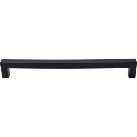 Top Knobs | Square Bar 12" Centers Appliance Pull in Flat Black