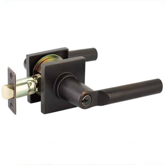Emtek | Hanover Key Door Lever in Oil Rubbed Bronze