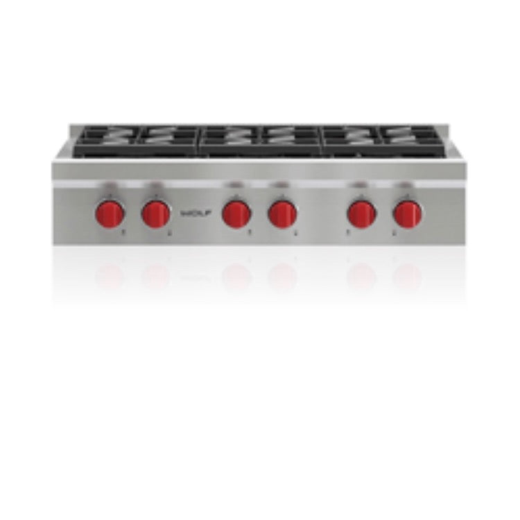 Wolf | 36" Sealed Burner Rangetop - 6 Burners