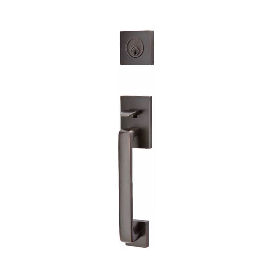 Emtek | Baden Tubular Entry Set in Oil Rubbed Bronze