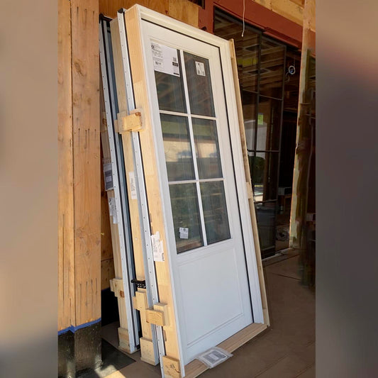 Kolbe | VistaLuxe Black Exterior Swinging Door 36 x 98
