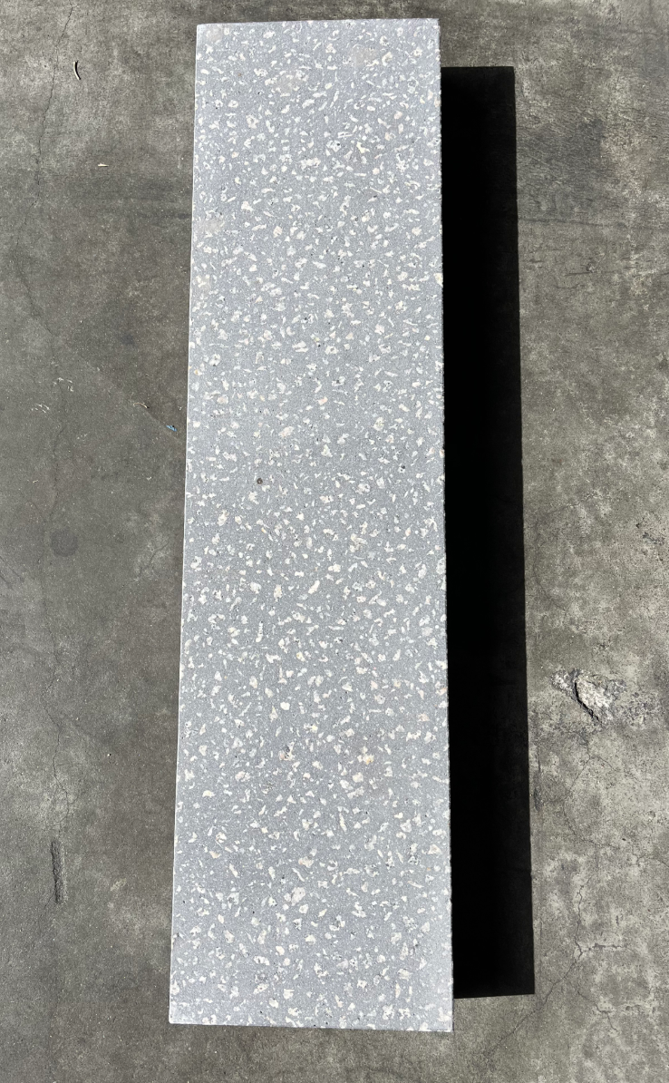 Concrete Collaborative | Trails Mid Grind Ebony Pavers 6-1/8"x24"x2"