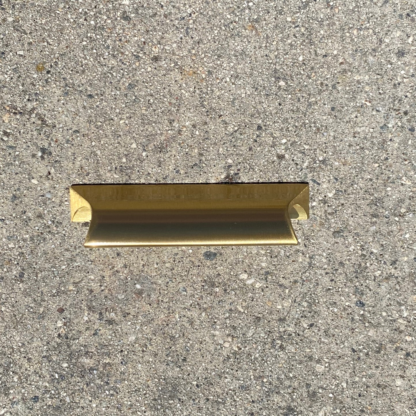 Schoolhouse Electric | Card File Pulls Long - Natural Brass-Two available