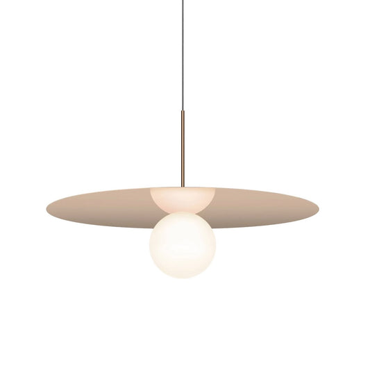 Pablo Designs | Bola Disc Pendant in Rose Gold, Medium