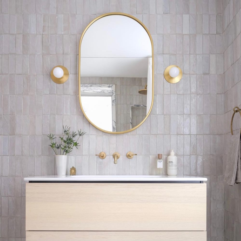 Riad Tile | Authentic Moroccan Zellige 2x6 Tile in Natural White