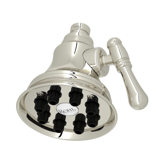 Rohl | 4 Inch Mantova Adjustable Showerhead - Polished Nickel
