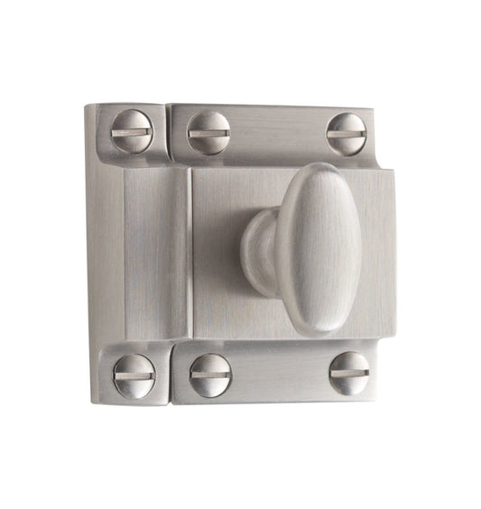 Restoration Hardware | Small Oval Cupboard Latch Brushed Nickel