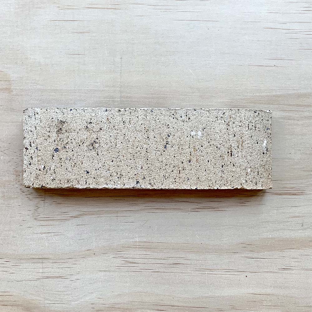 Clé | Basics Modern Farmhouse Brick Gloss Black Rectangle  - Crease Pattern