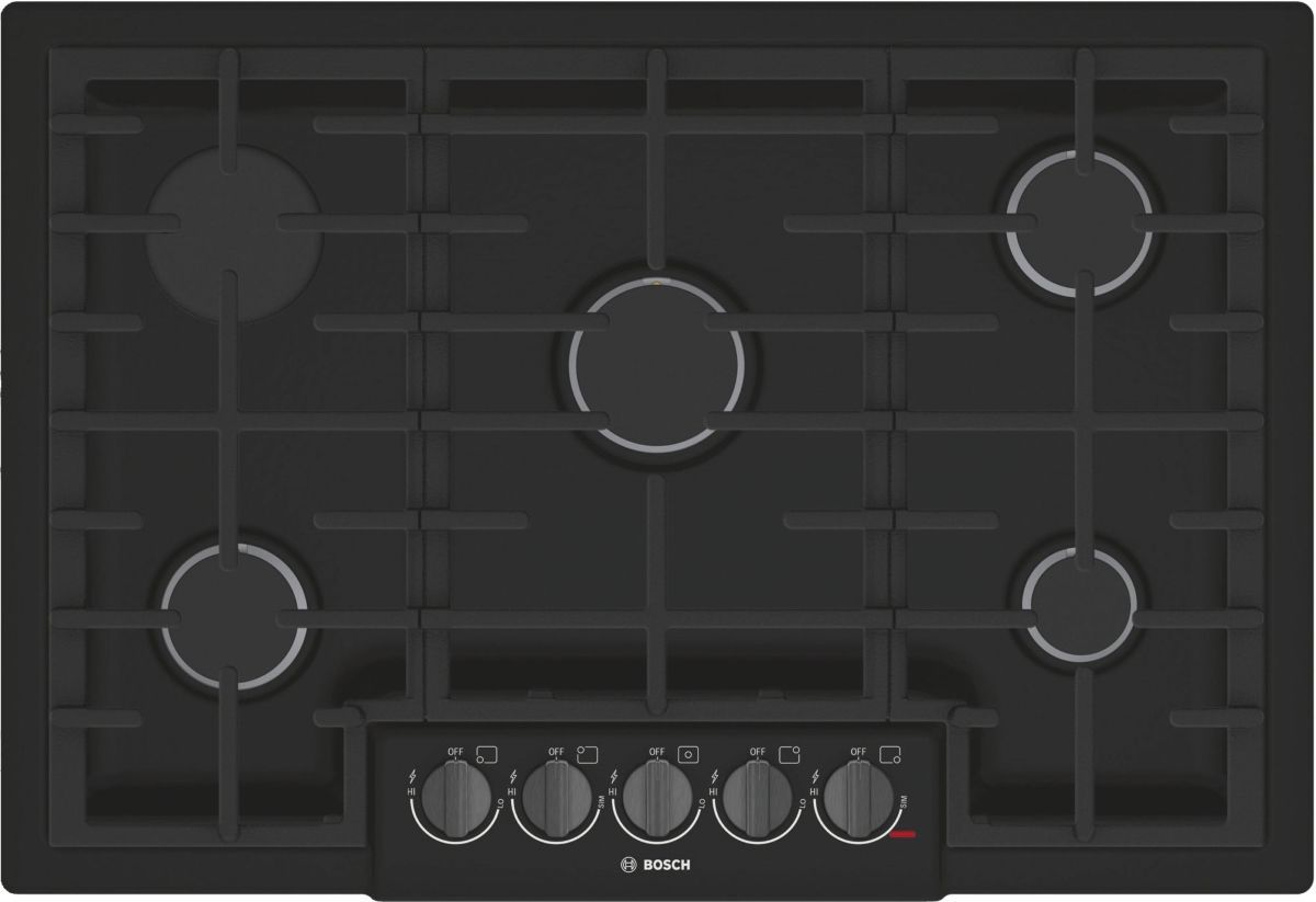 Bosch | 800 Series Gas Cooktop 30 Inch Black